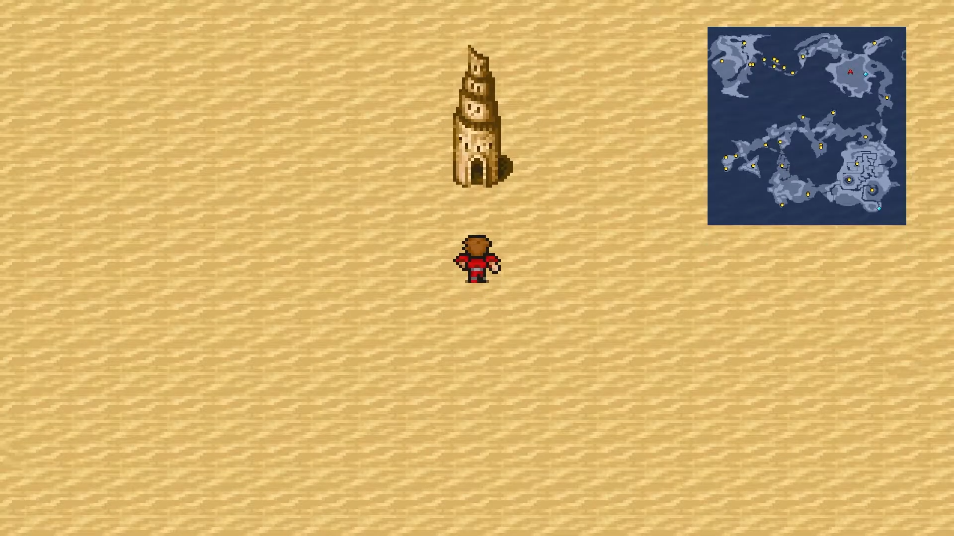 The Mirage Tower rising from the desert sands