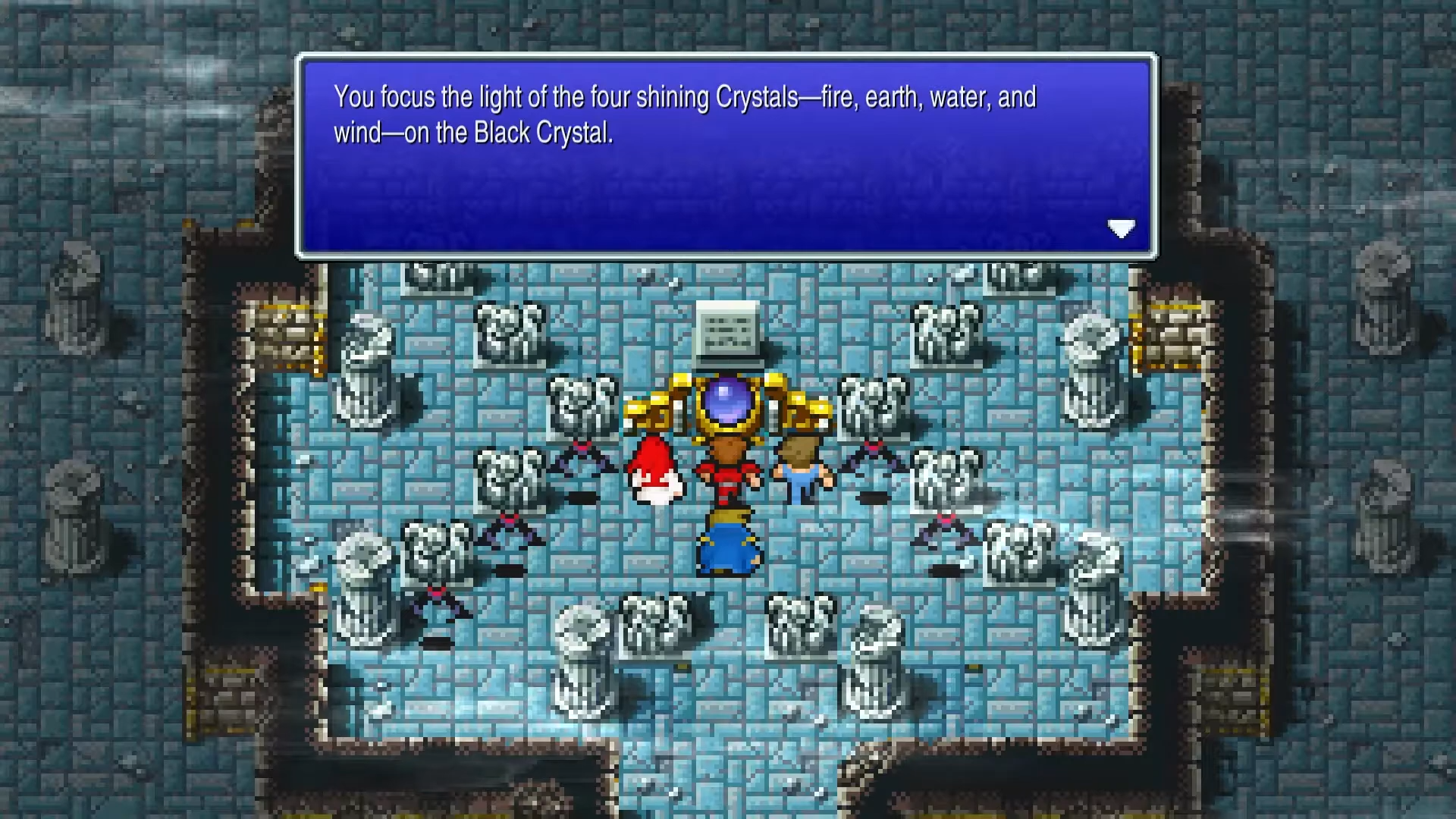 Entering the time portal in the Chaos Shrine