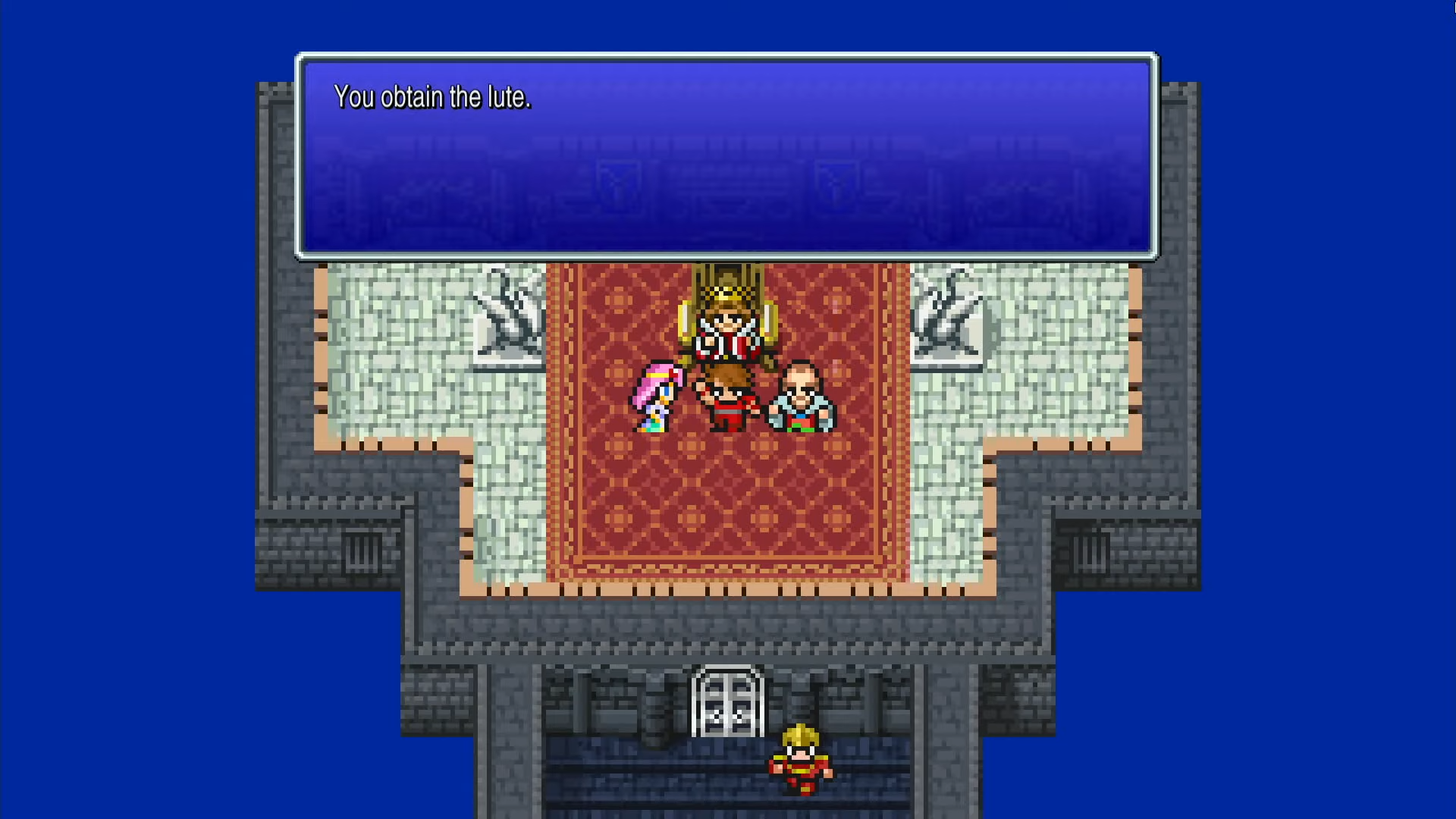 Receiving the Lute in Final Fantasy I Chapter 1