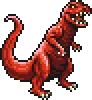 Allosaurus enemy sprite