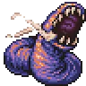 Purple Worm enemy sprite